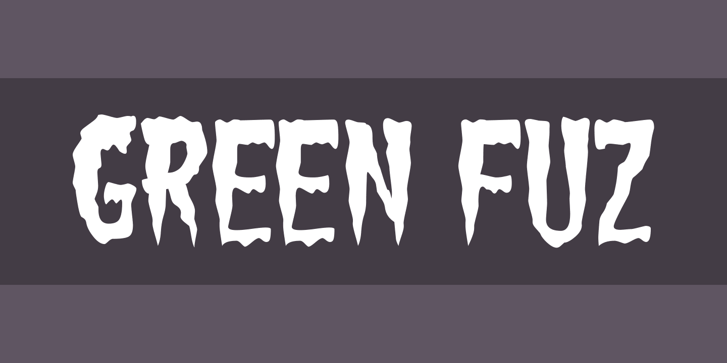 Ejemplo de fuente Green Fuz #1